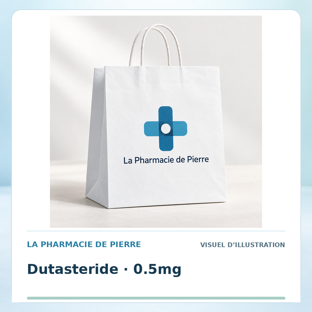 Visuel de référence : Dutasteride (Calvitie) 0,5 mg — 30 capsules
