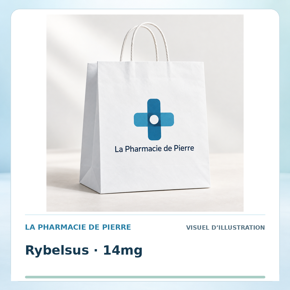 Visuel de référence : Rybelsus 14 mg — 30 comprimés