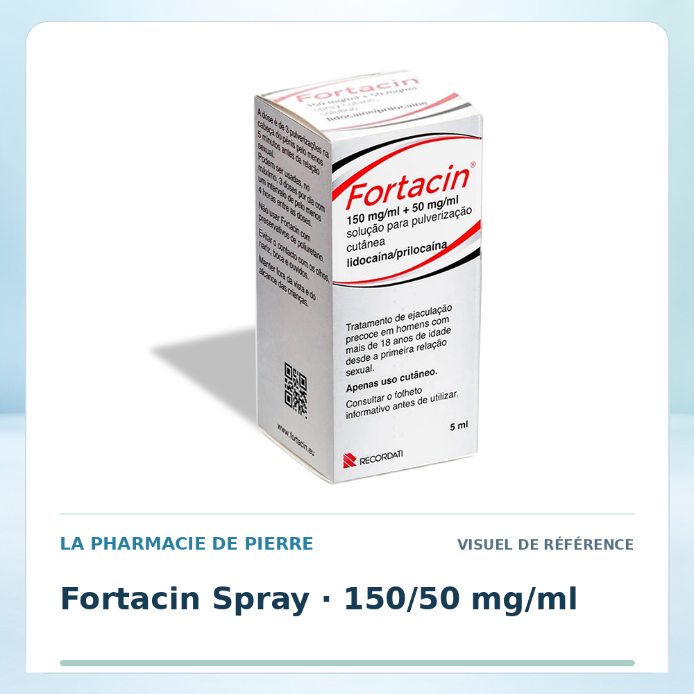 Visuel de référence : Fortacin 150/50 mg/ml — 1 pack