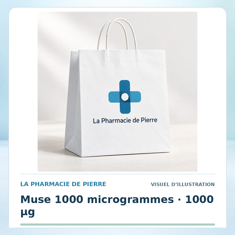 Visuel de référence : Muse 1000 µg — 6 doses